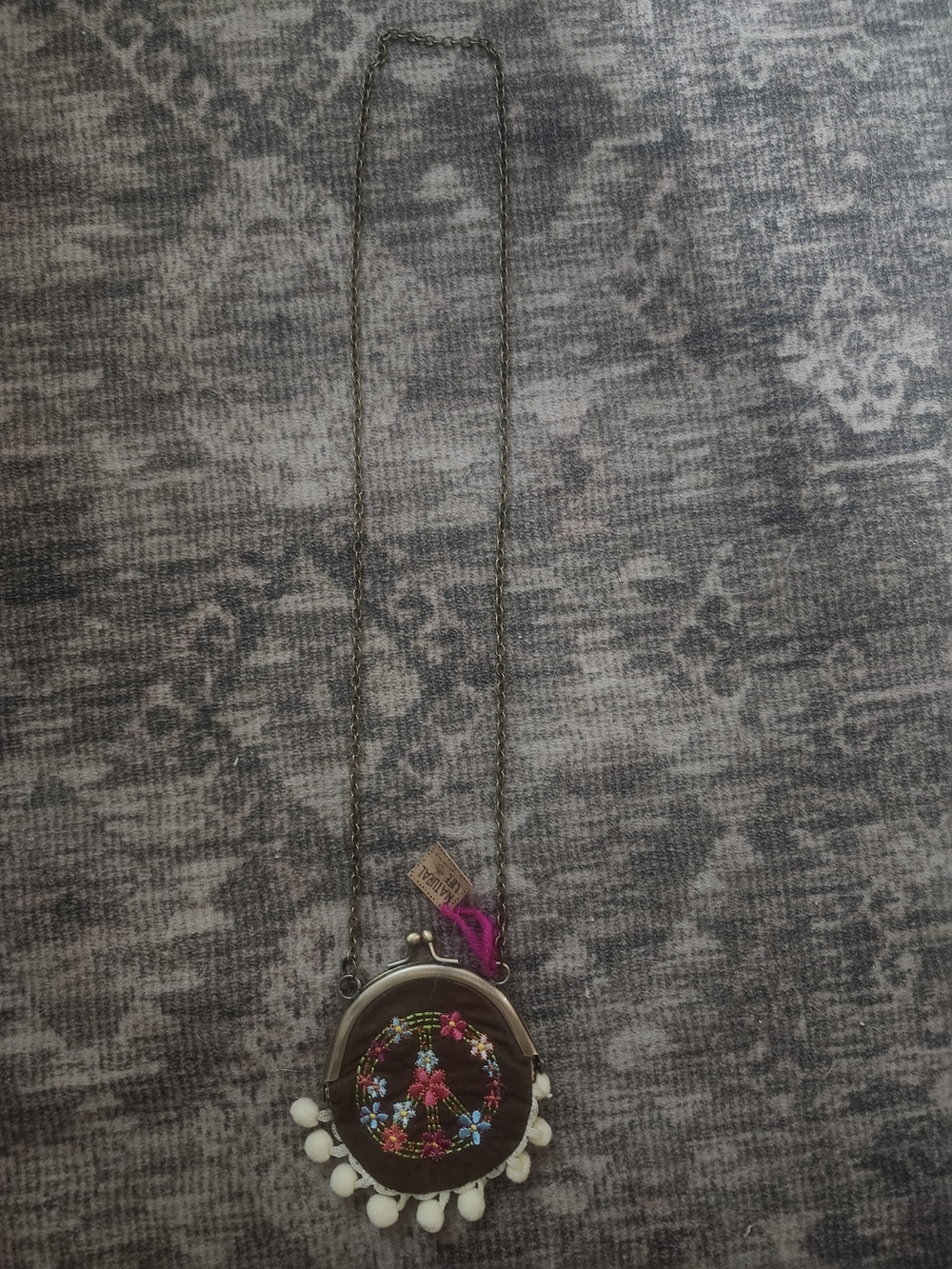 Natural Life Festival Necklace, Brand New, Coachella Kisslock